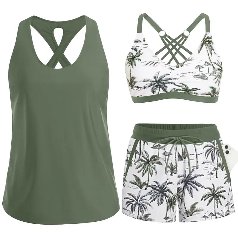 AquaGrace – Comfortable Modest Beach Swim Set