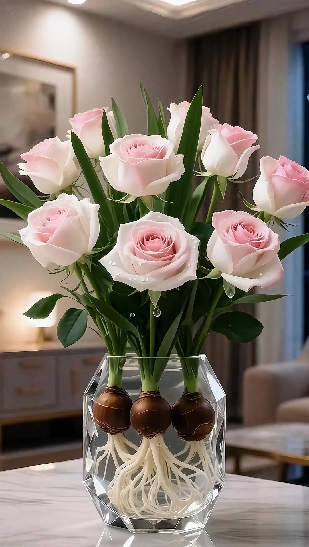 🌹 Hydroponic Roses – Bloom Without Soil! 🌹