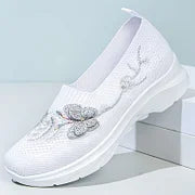 VelvetFlutter – Stylish Embroidered Loafers