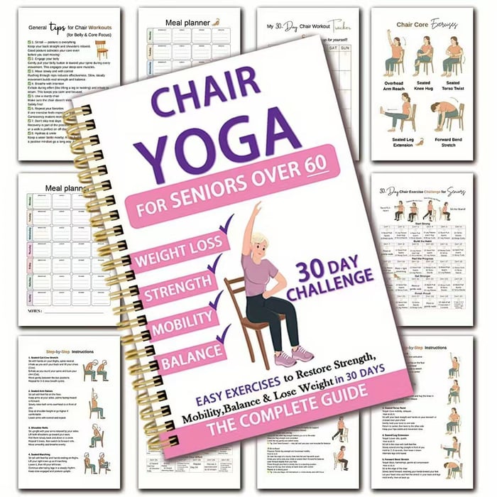 ChairFit – 30-Day Chair Yoga Weight Loss Journal