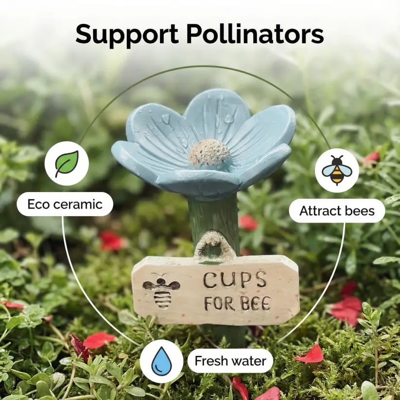 NectarNest - Garden Bee Watering Spot