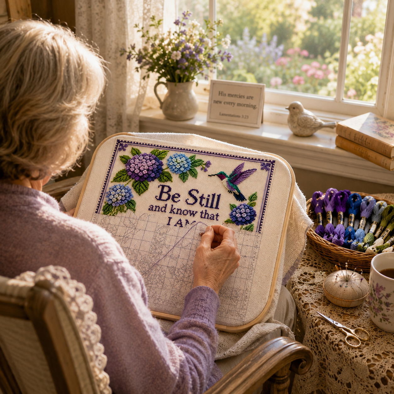 HolyThread – Hummingbird Bible Verse Design Kit