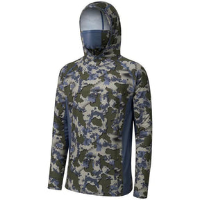 SunGuardPro - UPF 50+ Camo Hunting & Fishing Hoodie with Mask