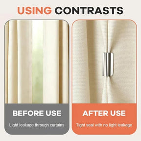CurtainSnap – No-Drill Magnetic Curtain Holders