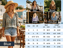 ModaDots – Lace Up Casual Blouse