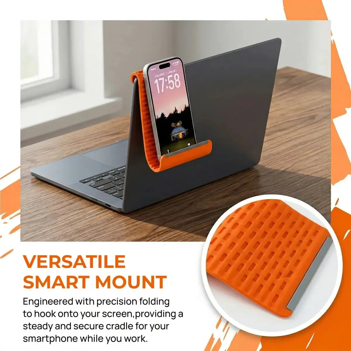 FlexiRise – Flexible Silicone Phone Holder Stand