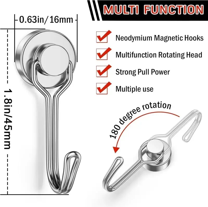 MagnaHook - Heavy Duty Swivel Hooks