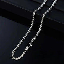 RadiantLoop – Elegant Twisted Rope Statement Necklace