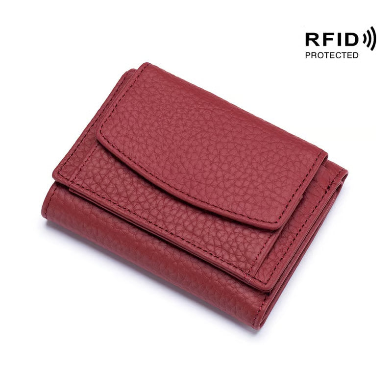 AuraVault - Premium Leather RFID Wallet