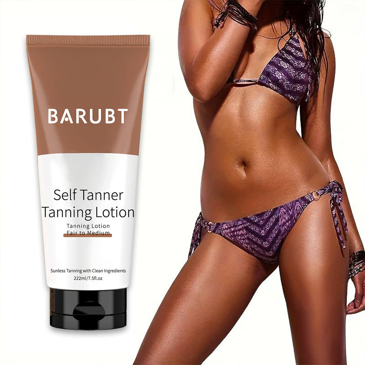 BronzeAura – Natural Finish Self Tanner Lotion