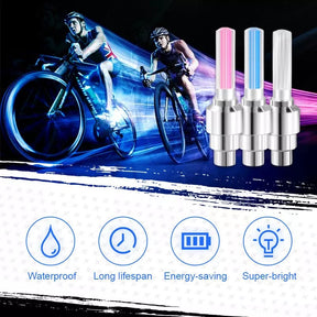 NeonSpin Lights – LED Tire Valve Glow