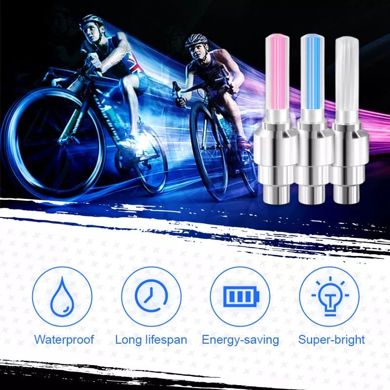 NeonSpin Lights – LED Tire Valve Glow