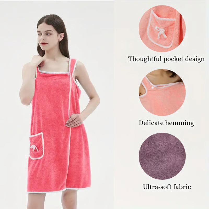 FreshFit – Women's Wearable Spa Towel Wrap