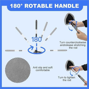 ClearSpin – Rotating Microfiber Window Cleaner