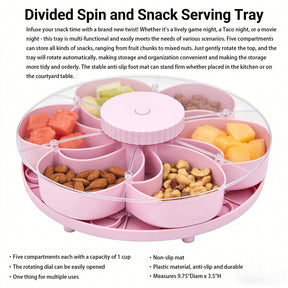 PartyTwist – Rotating Divided Tray