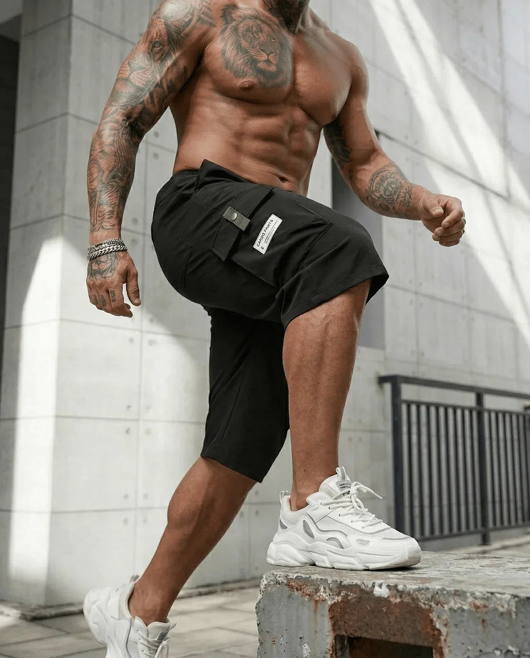 UrbanFlex – Cargo 3/4  Shorts Street Utility Comfort