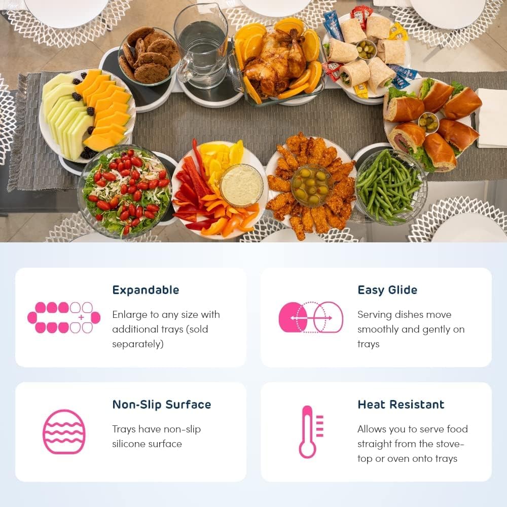 SpinServe – Rotating Dining Table Rack