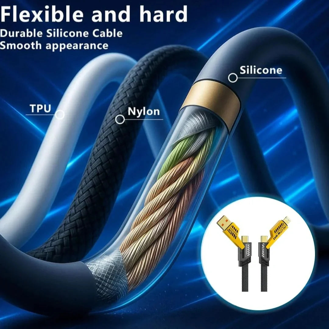 VoltLink – 4-in-1 Fast Charging Cable