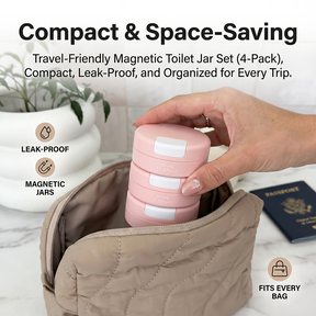 CarryCore – Leakproof Magnetic Toiletry Container Set