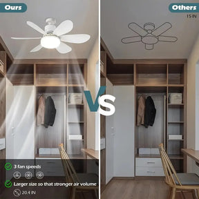 SmartBreez PRO | 2-in-1 Ceiling Fan & LED Light
