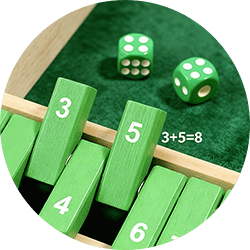 NumberLogic – Shut the Box Wooden Game