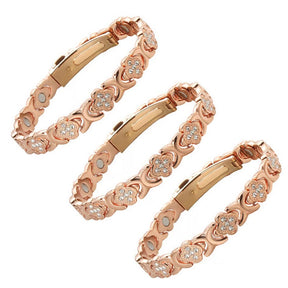 BloomGrace – Flower Copper Bracelet Elegant Style