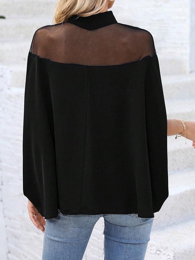 FlowBreeze – Batwing Blouse Flowy