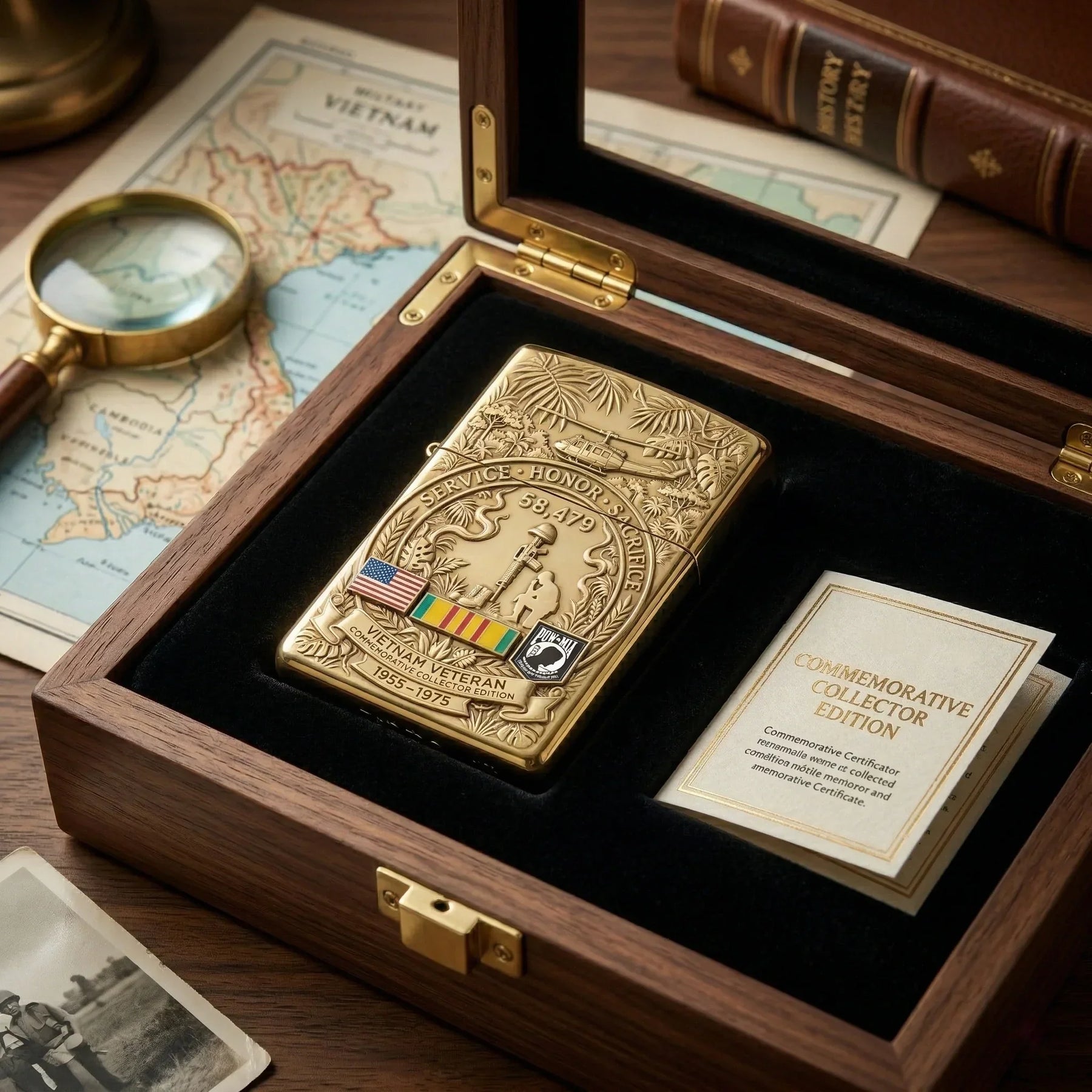 ValorFlame - Vietnam Veteran Commemorative Limited Edition Lighter 🇺🇸