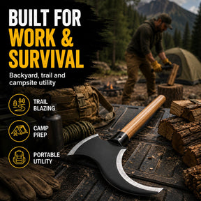 TimberClaw – Dual-Edge Clearing Axe