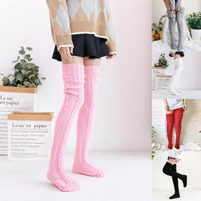 WinterHug – Premium Long Knit Socks