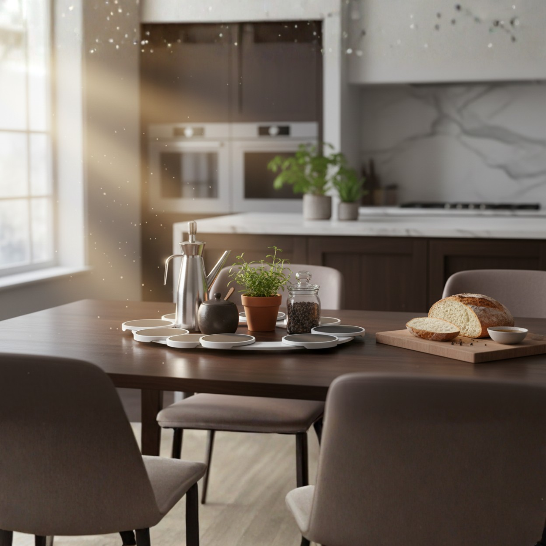 DineRound - Rotating Serving Tray