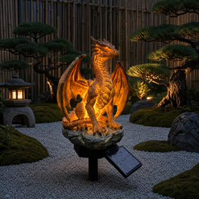 DrakeLight – Fantasy Dragon Outdoor Solar Decor