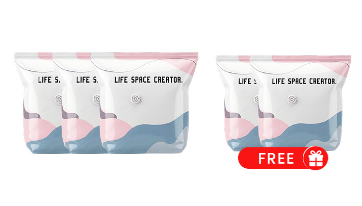 VacuFlex – No-Pump Closet Organizer Bags