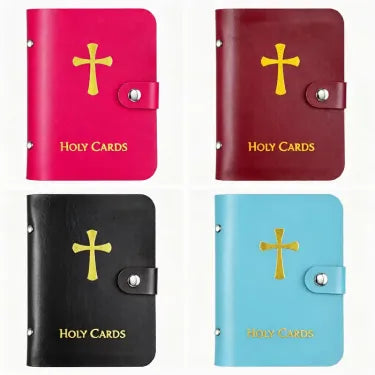 FaithKeeper – Genuine Leather Holy Card Holder