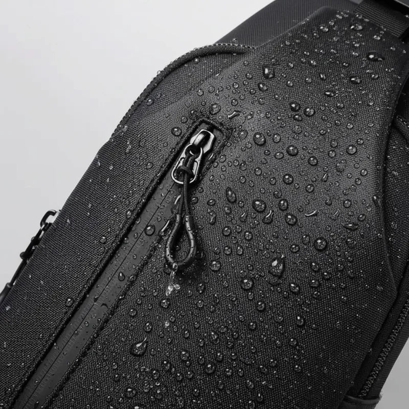 Waterproof Crossbody Bag with USB Port - SyncPack™