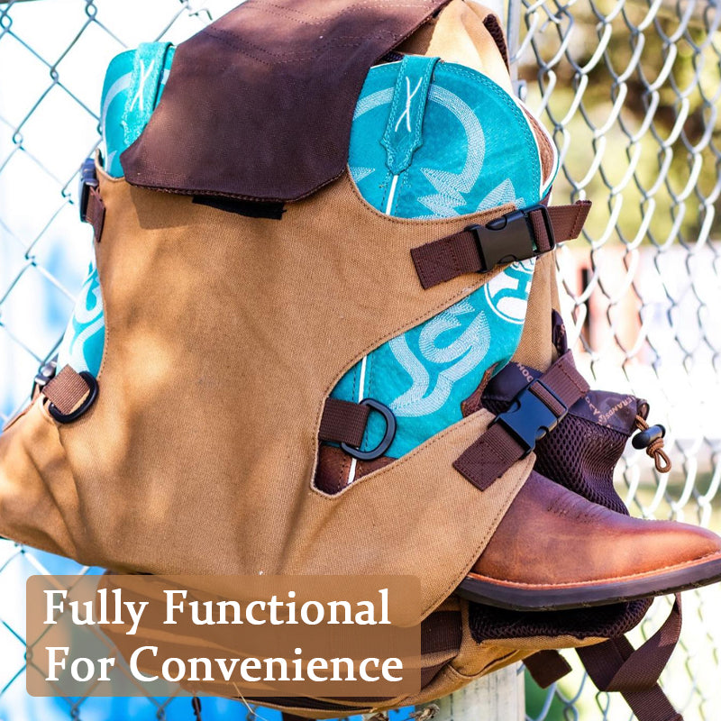 RodeoTrail – Rugged Cowboy Style Travel Backpack Bag