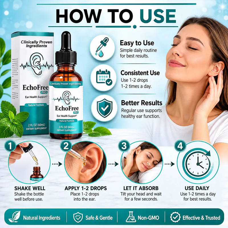 EchoFree Pro – Advanced Ear Wellness Formula