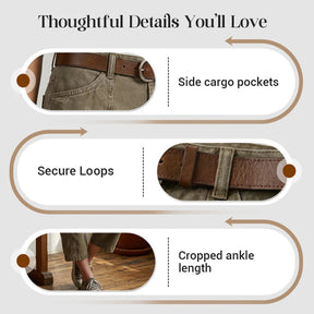 FlexWear – Stretchy Casual Cargo Capris