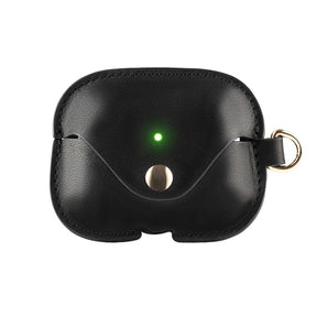 LuxeShield – Premium Genuine Leather AirPods Protective Case