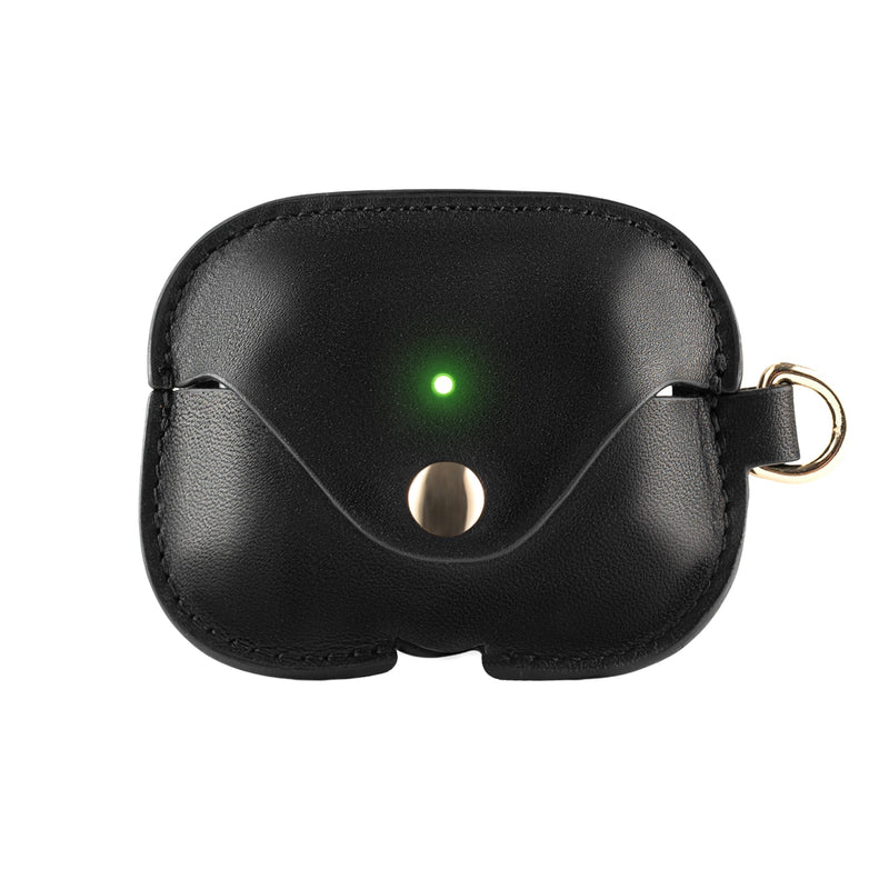 LuxeShield – Premium Genuine Leather AirPods Protective Case