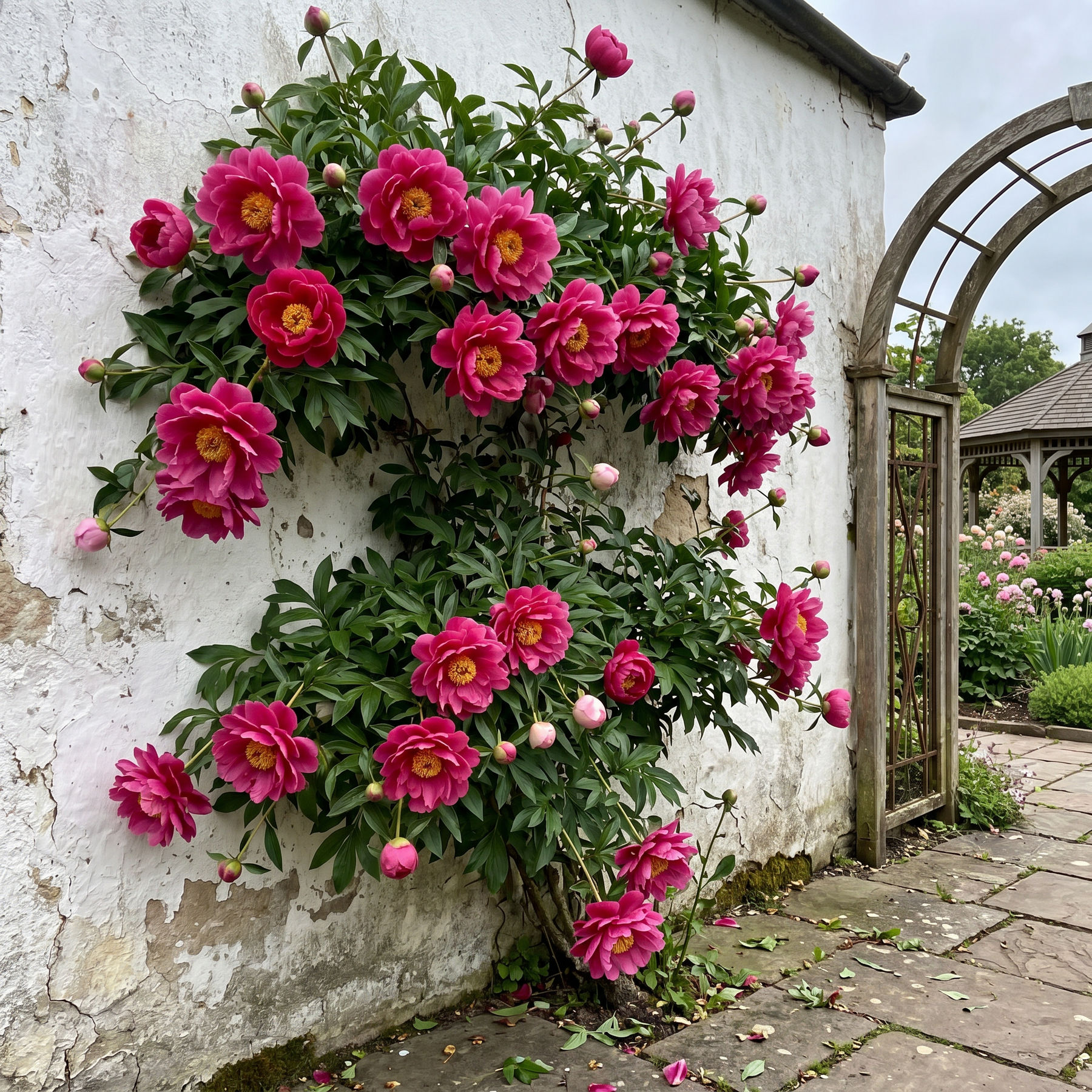 🌸 Rare Climbing Peony Bulbs🪴Big Full Blooms, Cold Hardy Perennial, Easy to Grow Garden Favorite