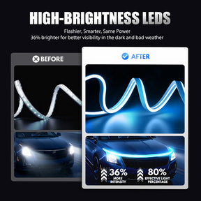 GlowRunner – Dynamic LED Hood Strip