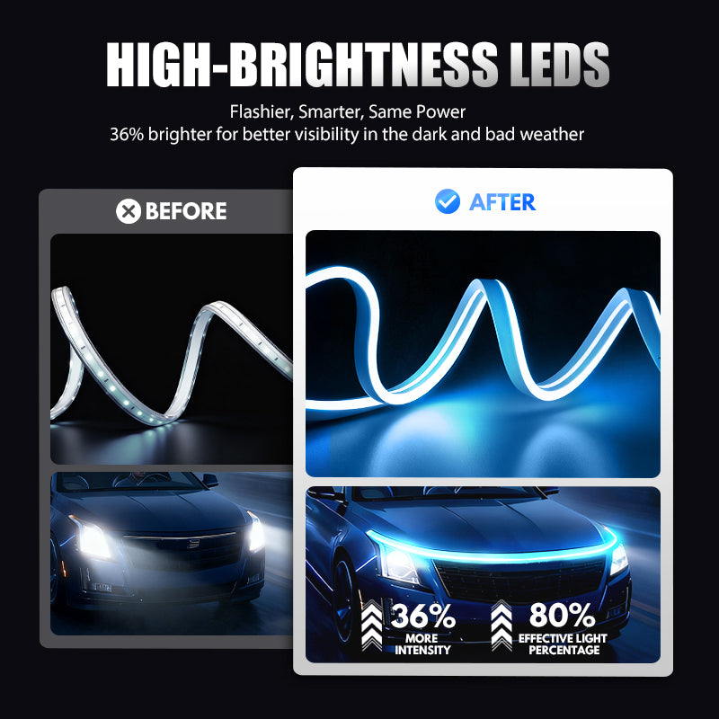 GlowRunner – Dynamic LED Hood Strip