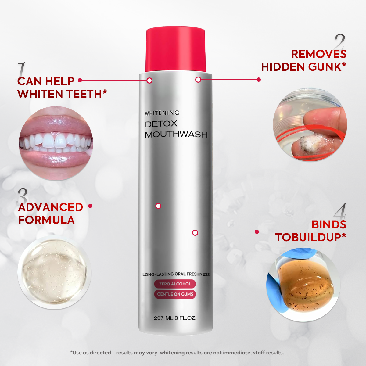 AuraWhite – Advanced Stain-Lifting Whitening Mouthwash