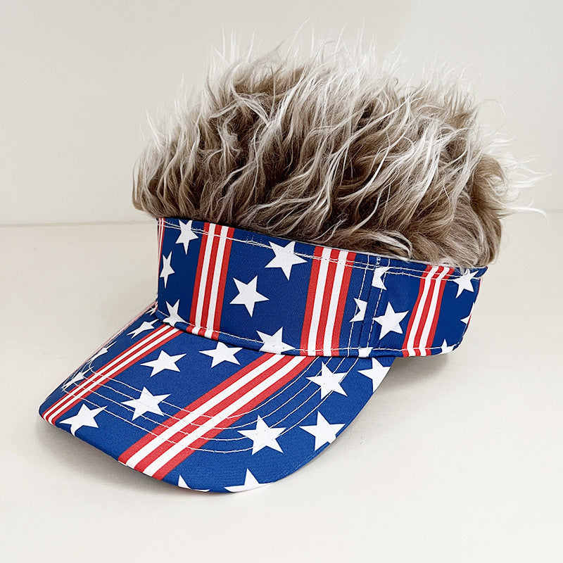 LibertyLocks – American Flag Wig Hat
