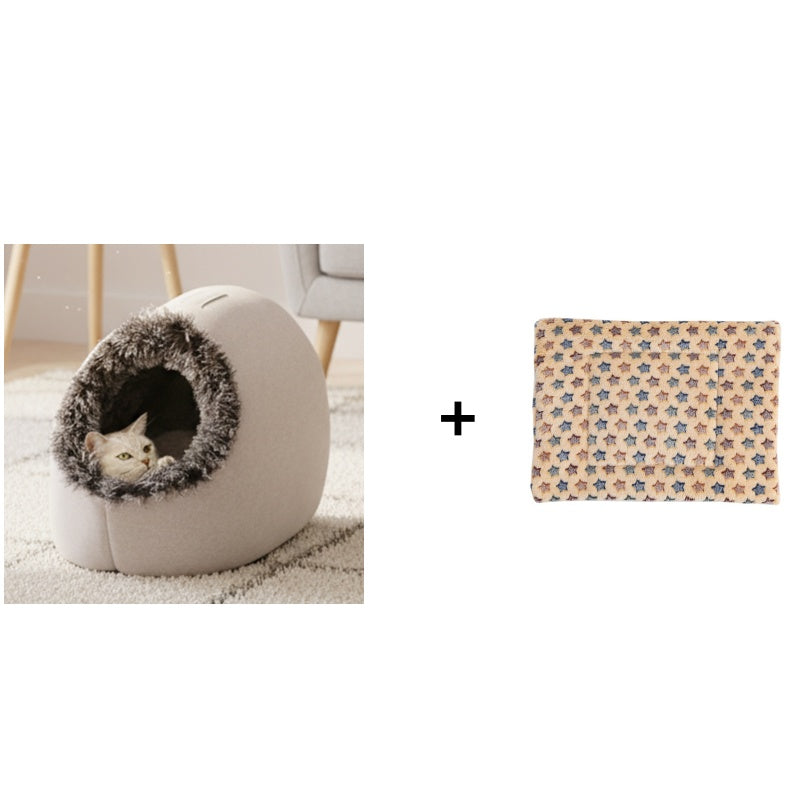CozyPaws – Warm Retreat Pet Bed