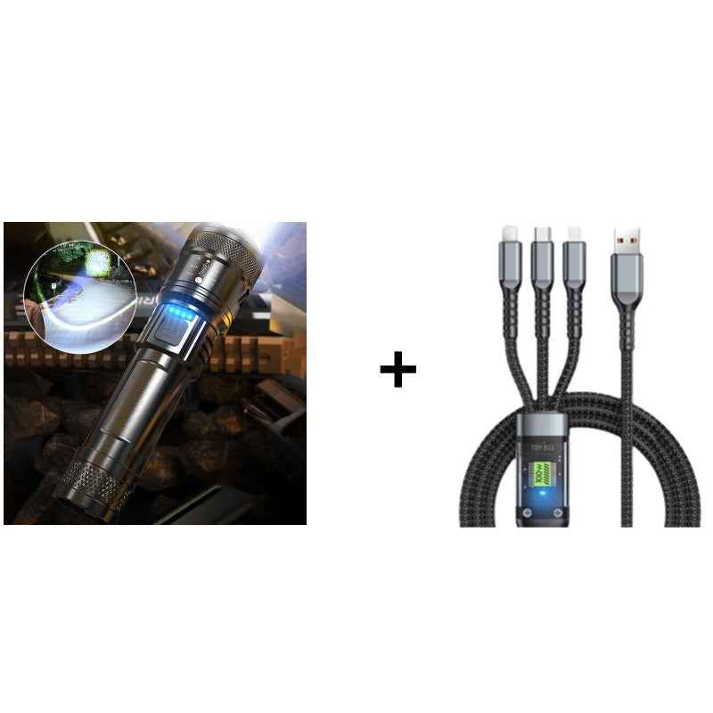 LumeRay – High-Intensity Zoomable Tactical Flashlight
