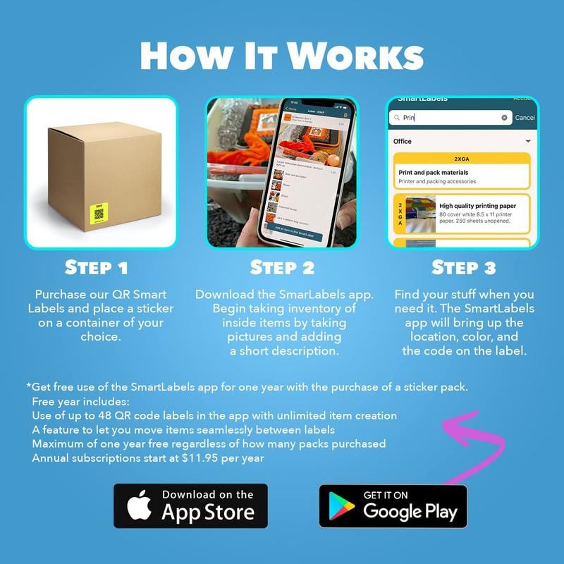 TrackTag - Smart QR Labels for Storage & Inventory