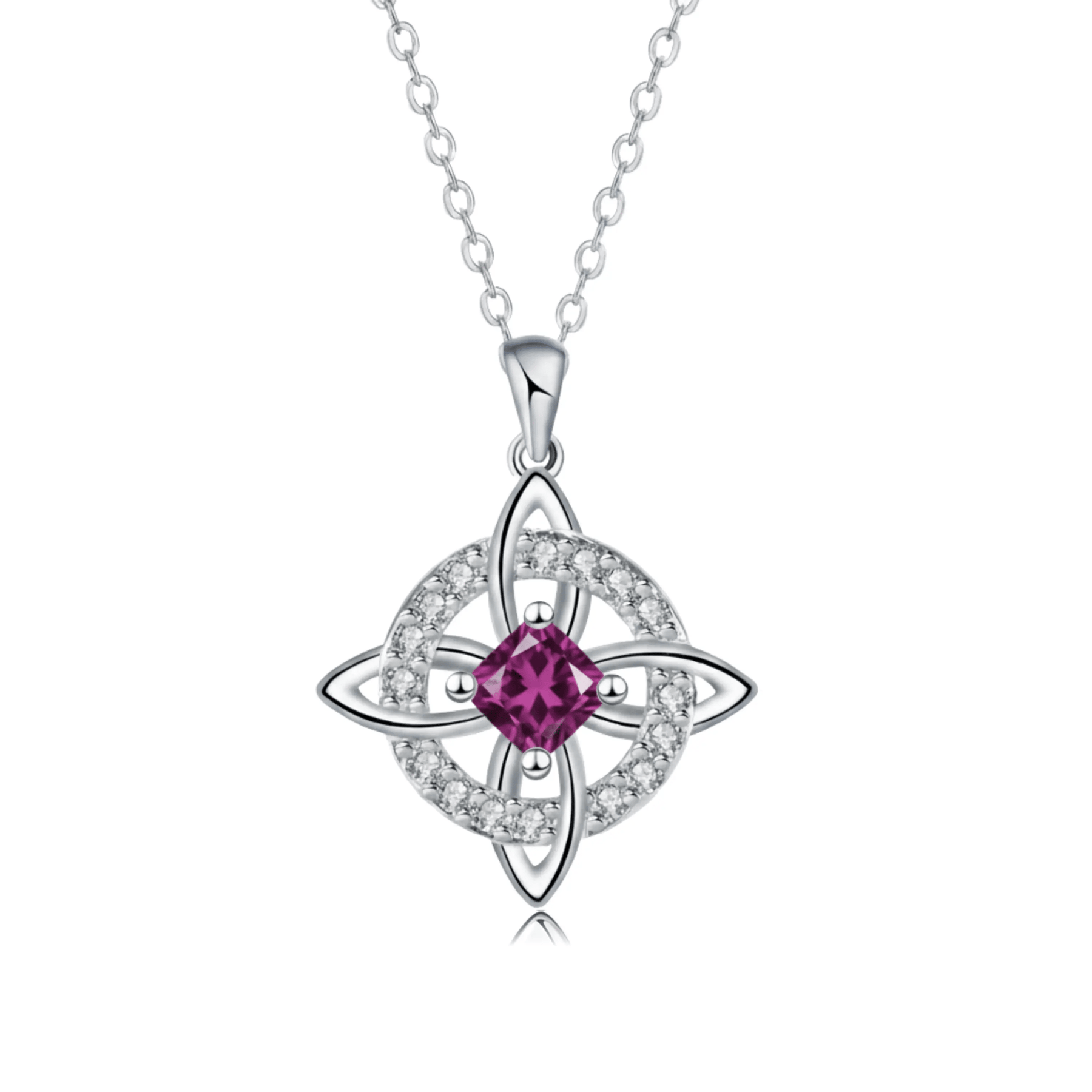 Hecatea – Witch’s Knot Birthstone Necklace