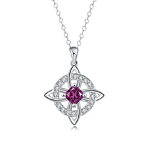 Hecatea – Witch’s Knot Birthstone Necklace